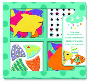 Набор для творчества Рыбки, с войлочными заготовками (Djeco, 09052)